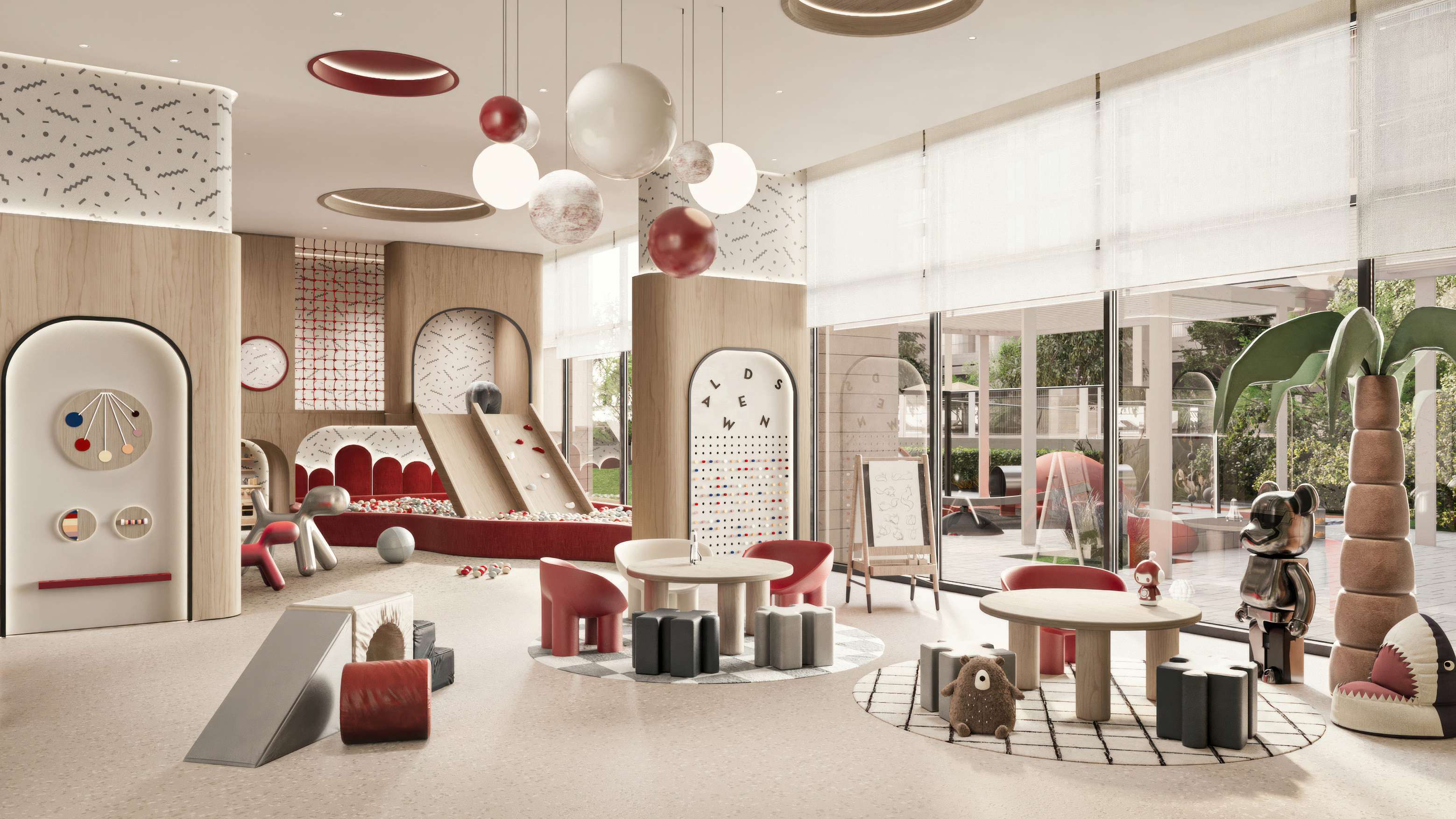 Modern home interiors at Manarat Living III on Saadiyat Island, Abu Dhabi offering elegant everyday living spaces.